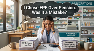 EPF vs pension government pharmacist